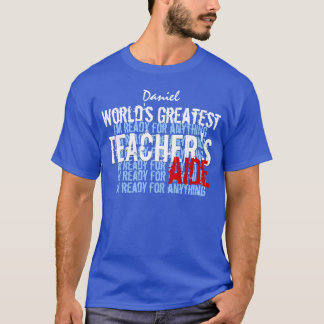 Camiseta Personalizado A008 del asistente del profesor más