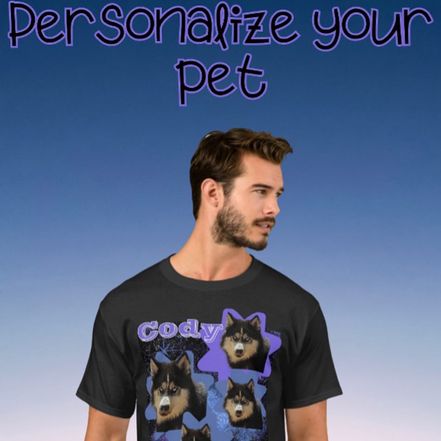 Camiseta Personalizado A su Mascota le encantó la cosecha d (Subido por el creador)