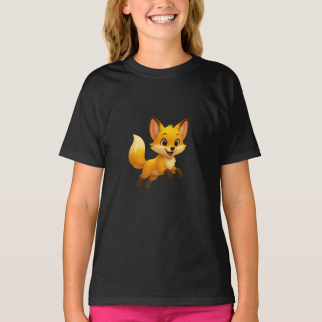 Camiseta Personalizado Adorable Ilustracion Fox - Cute Play (Anverso)