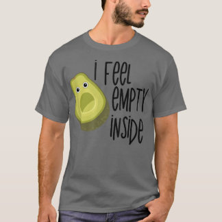 Camiseta Personalizado aguacate solitario divertido sintien
