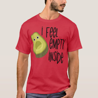 Camiseta Personalizado aguacate solitario divertido sintien