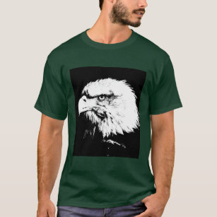 Camiseta Personalizado Águila Animal Face plantilla moderna