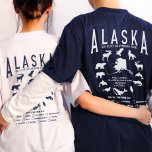 Camiseta Personalizado Alaska<br><div class="desc">¡Empieza en la aventura de su familia en Alaska con nuestra "Personalizado Familia Alaska Cruise Wildlife Scavenger Hunt T-Shirt"! Estos camisetas personalizados harán que sus excursiones y visitas guiadas por la vida salvaje sean más emocionantes. Cada camisa puede ser personalizada con el nombre de su familia y la fecha de...</div>