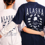 Camiseta Personalizado Alaska<br><div class="desc">¡Empieza en la aventura de su familia en Alaska con nuestra "Personalizado Familia Alaska Cruise Wildlife Scavenger Hunt T-Shirt"! Estos camisetas personalizados harán que sus excursiones y visitas guiadas por la vida salvaje sean más emocionantes. Cada camisa puede ser personalizada con el nombre de su familia y la fecha de...</div>