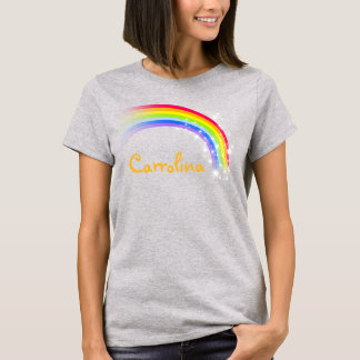 Camiseta personalizado amarilla con nombre arcoiri