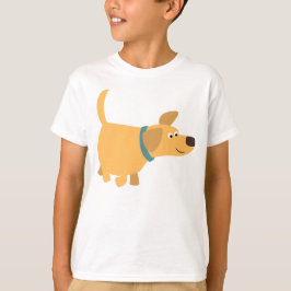 Camiseta Personalizado Amarilla Labrador para niño