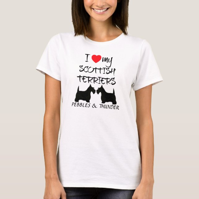 Camiseta Personalizado Amo Mis Territorios Escoceses (Anverso)