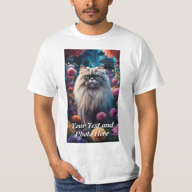 Camiseta Personalizado, Añadir foto y texto (Anverso)