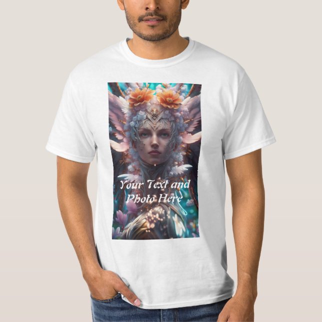 Camiseta Personalizado, Añadir foto y texto (Anverso)