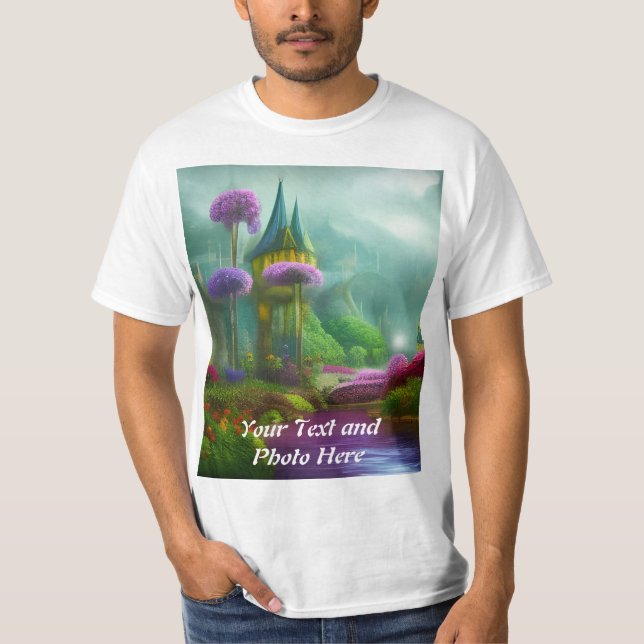 Camiseta Personalizado, Añadir foto y texto (Anverso)