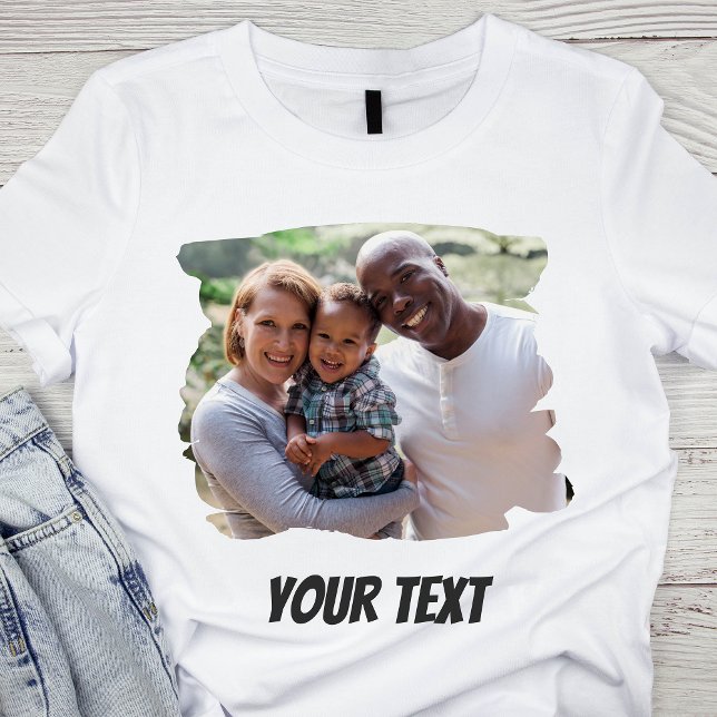 Camiseta Personalizado Añadir Foto Y Texto (Subido por el creador)