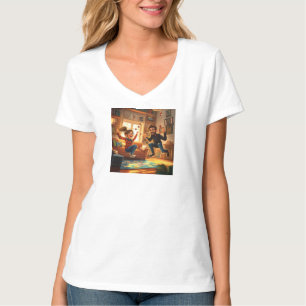 Camiseta Personalizado (Añadir su propia foto y/o texto) V-