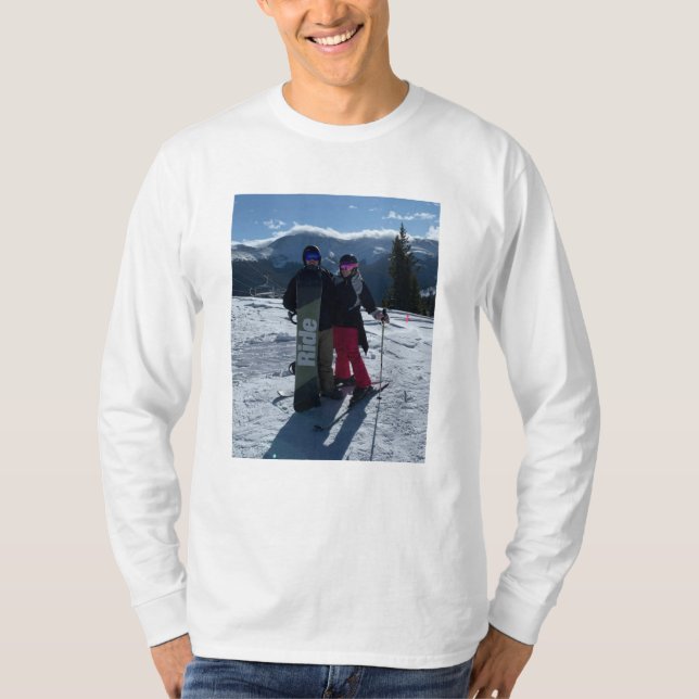 Camiseta Personalizado Añadir tu propia foto de los hombres (Anverso)