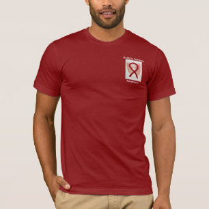 Camiseta Personalizado Angel de Cinta de Conciencia sobre M