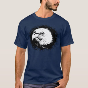 Camiseta Personalizado Animal Elegant Eagle Head Plantilla