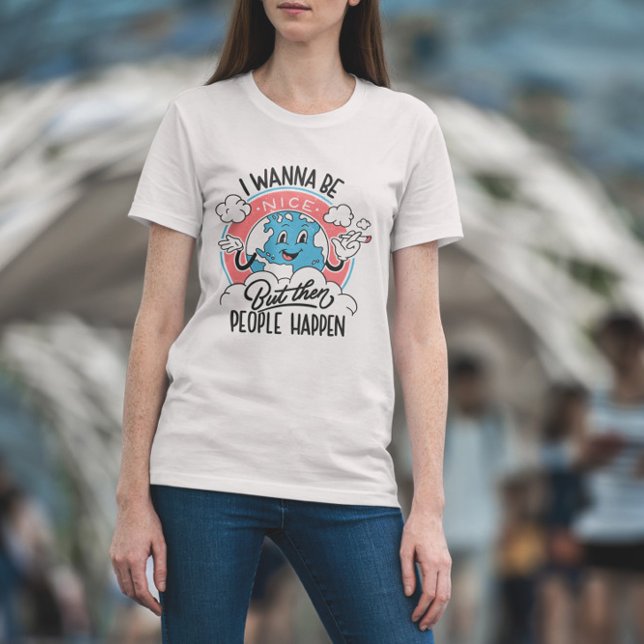Camiseta Personalizado antisocial retro terrestre (Subido por el creador)
