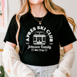 Camiseta Personalizado Apres Ski Family Amigos Ski Trip Gro