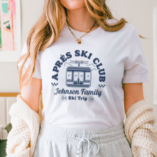 Camiseta Personalizado Apres Ski Family Amigos Ski Trip Gro