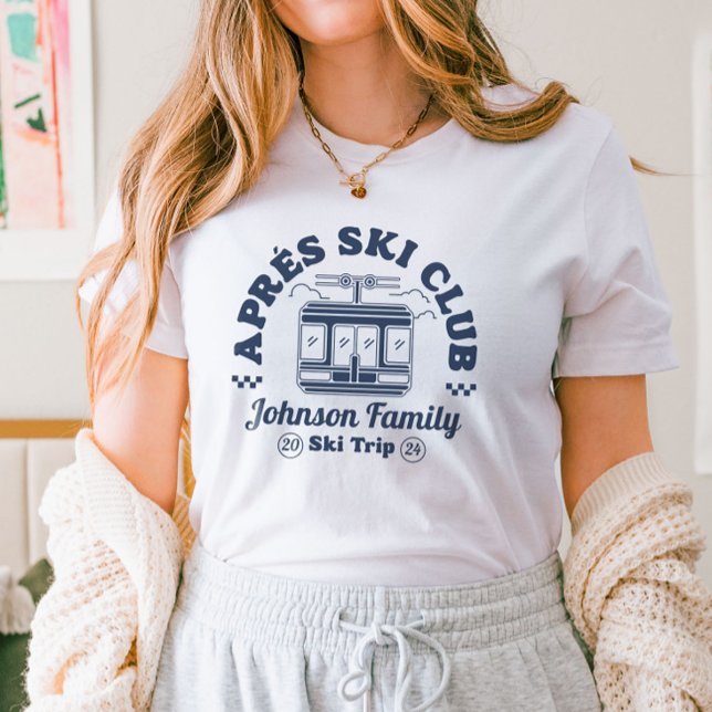 Camiseta Personalizado Apres Ski Family Amigos Ski Trip Gro (Subido por el creador)