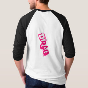 Camiseta Personalizado Arrastra a la Reina pateando la pier