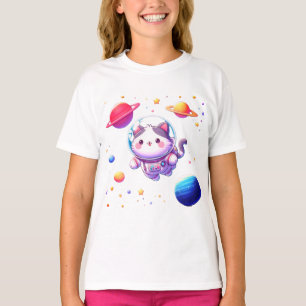 Camiseta personalizado astro cat