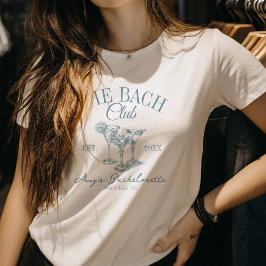 Camiseta Personalizado Bachelorette El Bach Club La Favor D