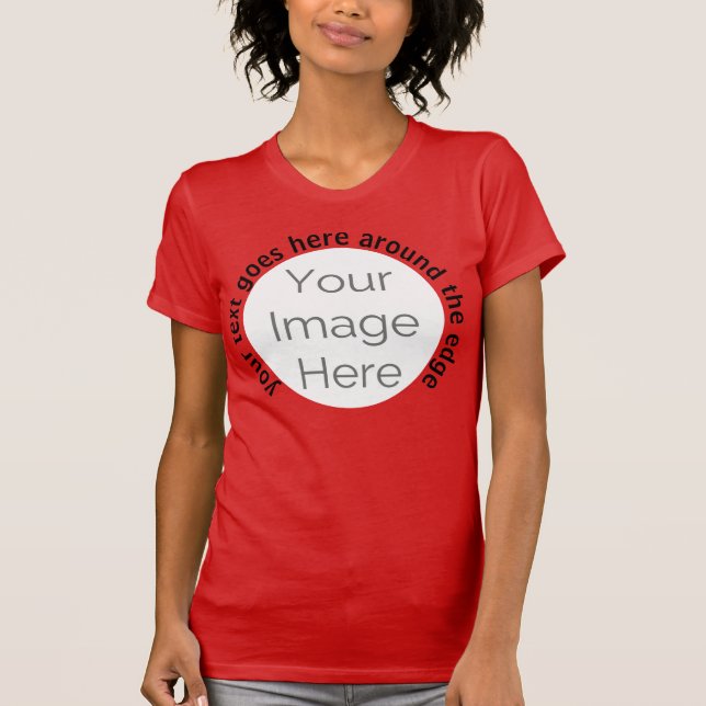 Camiseta Personalizado Bachelorette Photo - Añadir su image (Anverso)