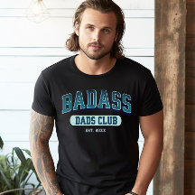 Personalizado Badass Dad Club Retro Guay Trendy Fu