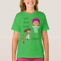 Personalizado baloncesto "Vamos a disparar aros"