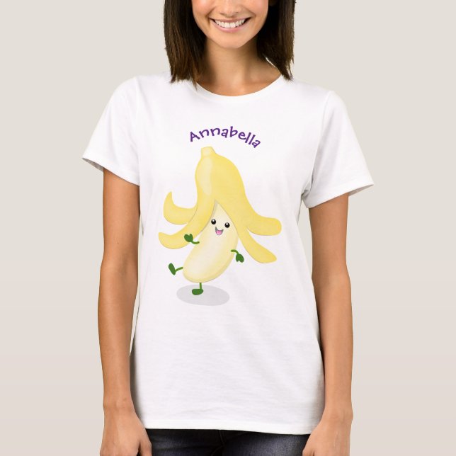 Camiseta Personalizado bananero Cute kawaii (Anverso)