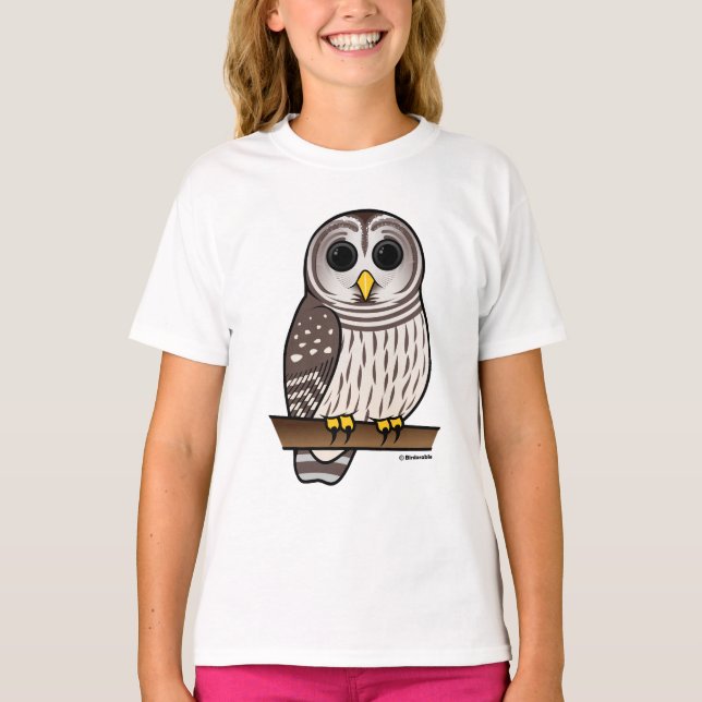 Camiseta Personalizado Barred Owl (Anverso)