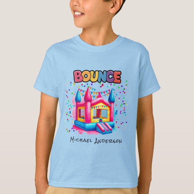 Camiseta Personalizado BBash de Cumpleaños de la Casa Bonza (Anverso)