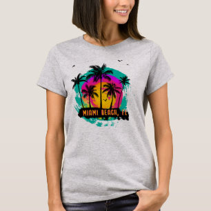 Camiseta Personalizado Beach City State Women