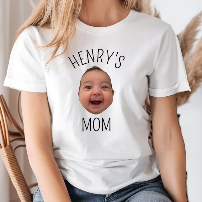 Camiseta Personalizado bebé cara foto infantil personalizad (Subido por el creador)