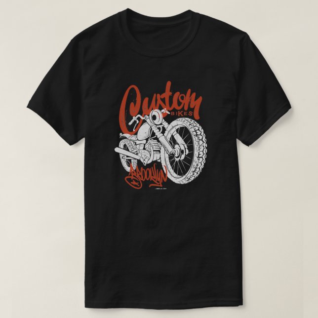 Camiseta Personalizado Bikes Brooklyn (Diseño del anverso)