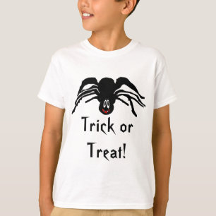 Camiseta Personalizado Black Spider Halloween Black Widds K