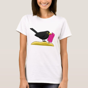 Camiseta Personalizado Blackbird come un helado
