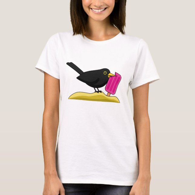 Camiseta Personalizado Blackbird come un helado (Anverso)