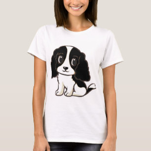 Camiseta personalizado blanco negro de ess
