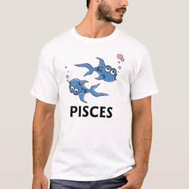 Camiseta Personalizado Blue Pisces Fish