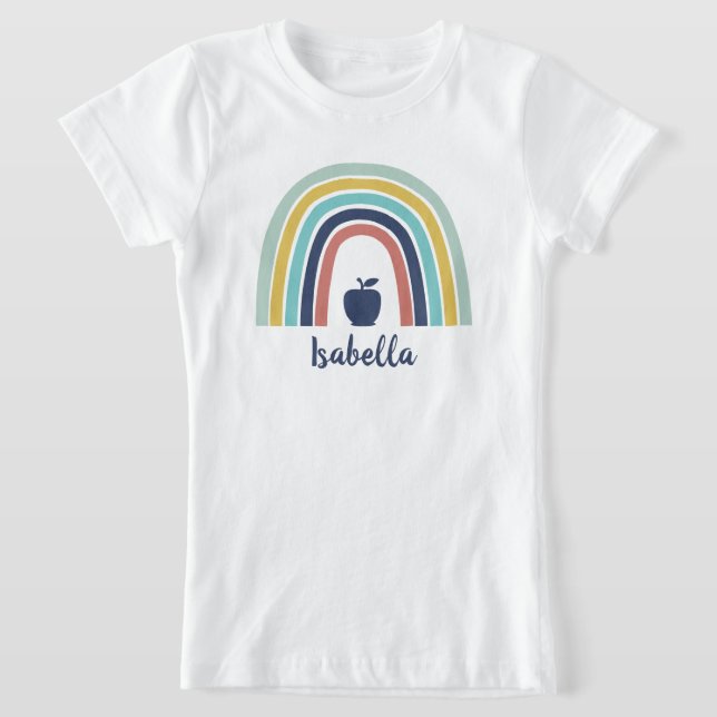 Camiseta Personalizado boho moderno fruta de manzana arco i (Distribución)