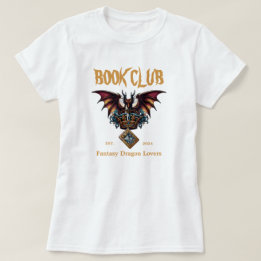 Camiseta Personalizado "Book Club Dragon" para los amantes