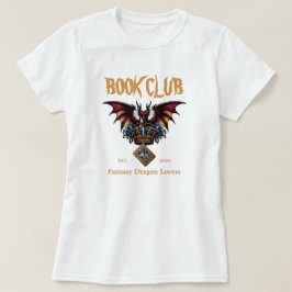 Camiseta Personalizado "Book Club Dragon" para los amantes