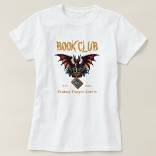 Camiseta Personalizado "Book Club Dragon" para los amantes 