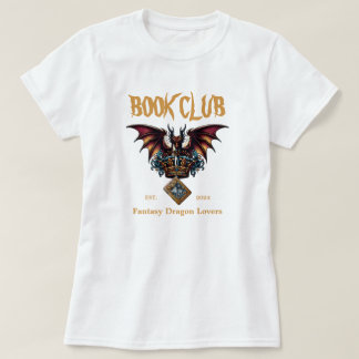 Camiseta Personalizado "Book Club Dragon" para los amantes