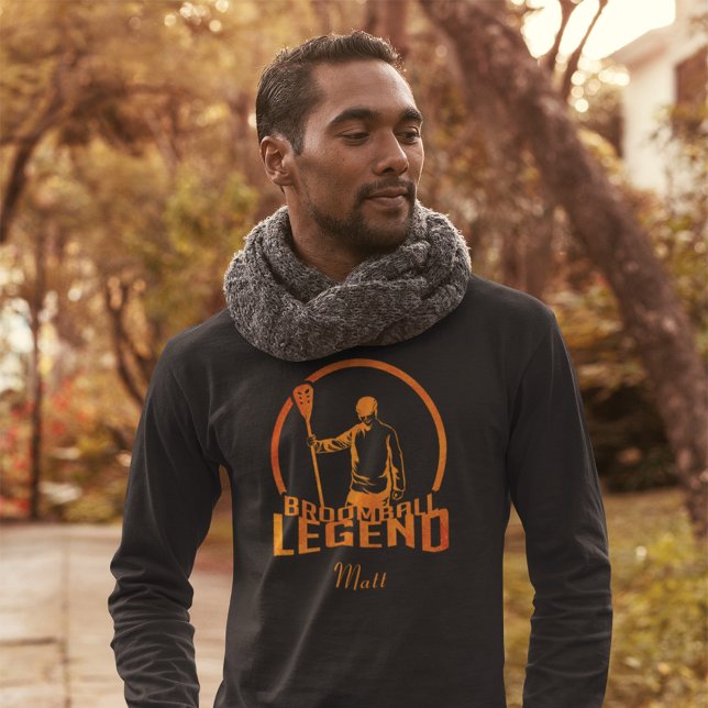 Camiseta Personalizado Broomball Legend Cute Sports (Subido por el creador)