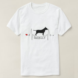 Camiseta Personalizado Bull Terrier Ama Mi Corazón de Perro