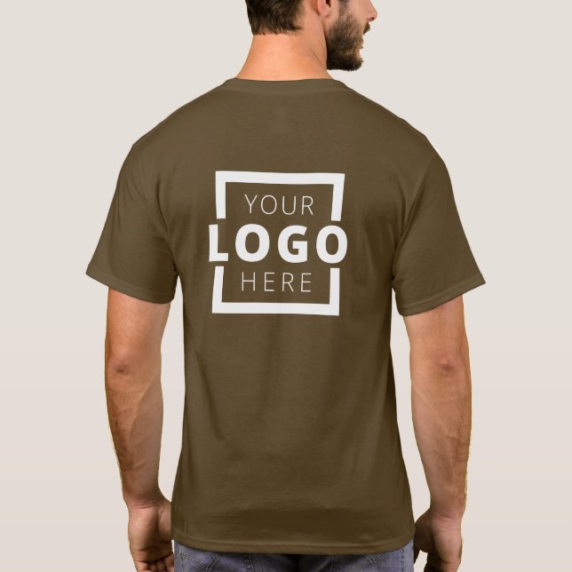 Camiseta Personalizado Business Logo Employee Uniform (Reverso)