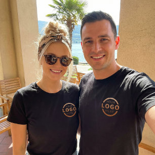 Camiseta Personalizado Business Logo Employee Uniform