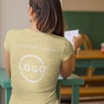 Camiseta Personalizado Business Logo Employee Uniform<br><div class="desc">Promociona tu negocio con tu camiseta, dondequiera que vayas. Crea tu propia camiseta de marca personalizado con el logo de tu propia compañía. La impresión se puede colocar en el frente, el área de bolsillo y la parte posterior. El uso de camisetas promocionales con el logotipo de su empresa en...</div>